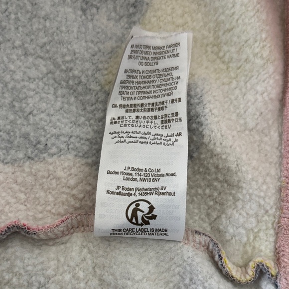 Boden Women’s Hannah Floral Printed Sweatshirt Cotton Size XL - Picture 9 of 10